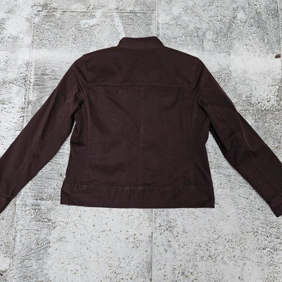 P.A.R.I.S.I.A.N Signature Women Blazer Dark Brown Coat Jacket Size 10 - Picture 4 of 10